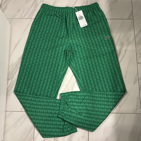 Men’s Lacoste Pattern Track Pant Sweatpants - Picture 1 of 5